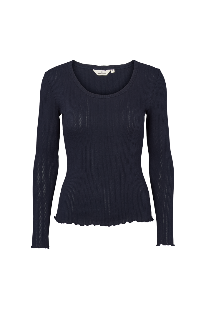 Basic Apparel Scala LS Tee T-shirts 606 Sky Captain