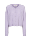 Selem Cable Cardigan - Violet Tulip