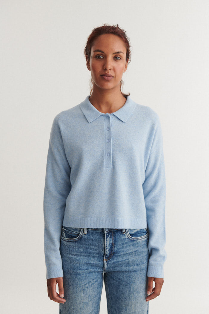 Basic Apparel Selem Polo Sweaters 038 Light Blue