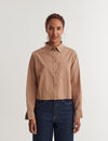 Silje Cropped Shirt - Portobella