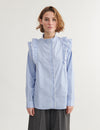 Silje Frill Shirt - Riviera