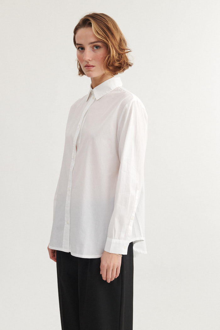 Basic Apparel Silje LS Shirt Skjorter 423 Bright White