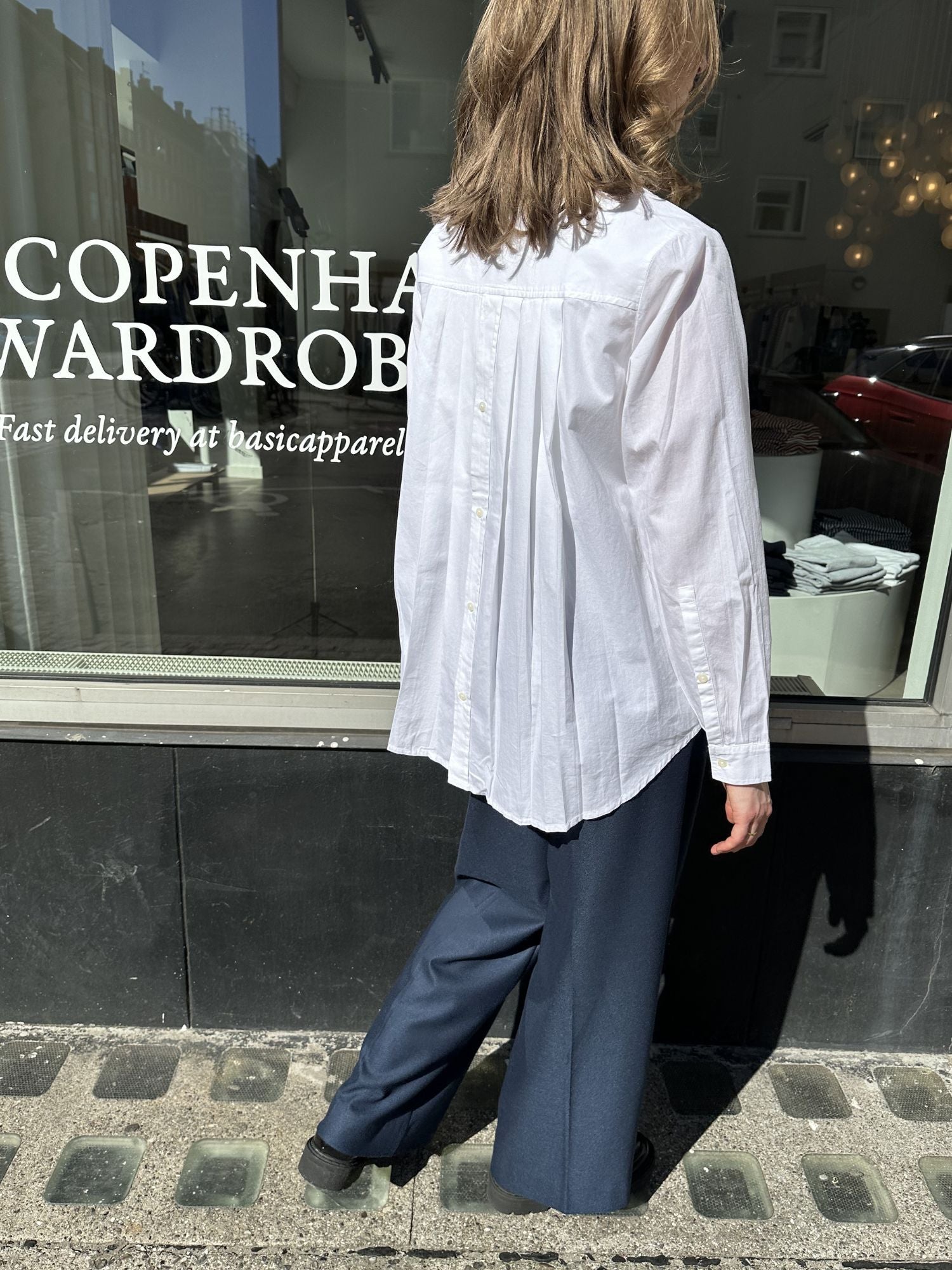 Basic Apparel Silje LS Shirt Skjorter 423 Bright White