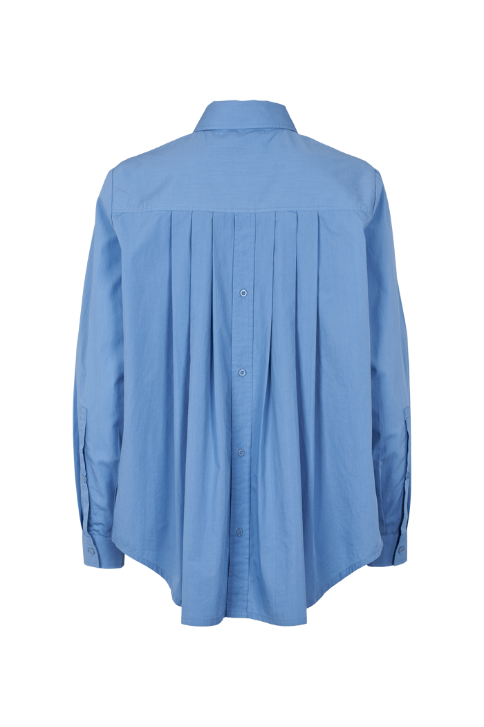 Basic Apparel Silje LS Shirt Skjorter 790 Riviera