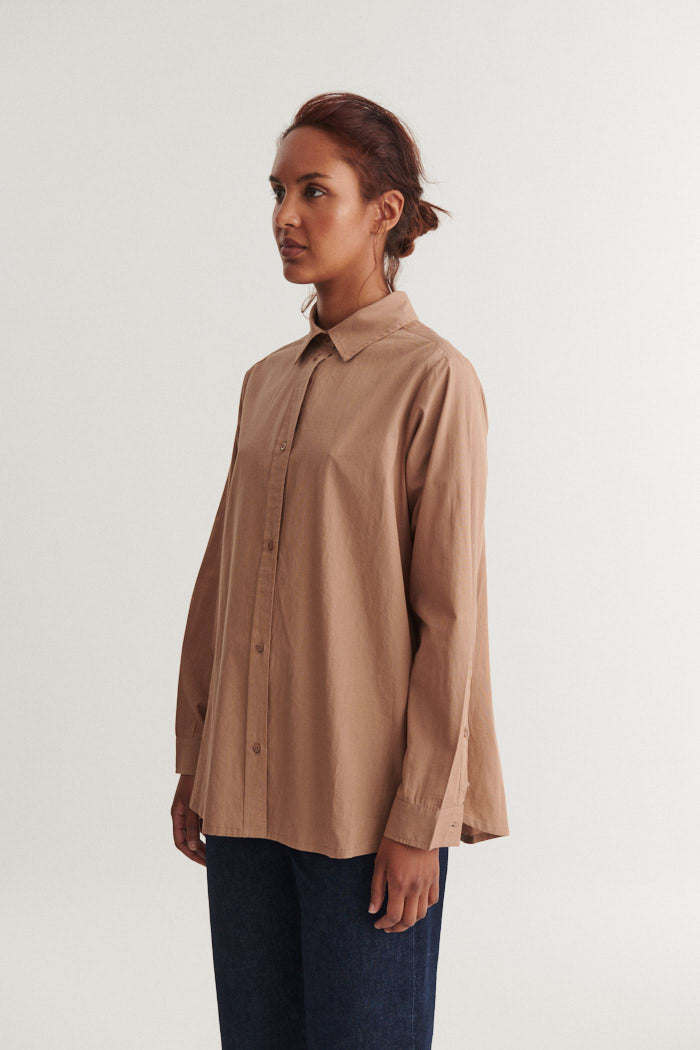 Basic Apparel Silje LS Shirt Skjorter 833 Portobella