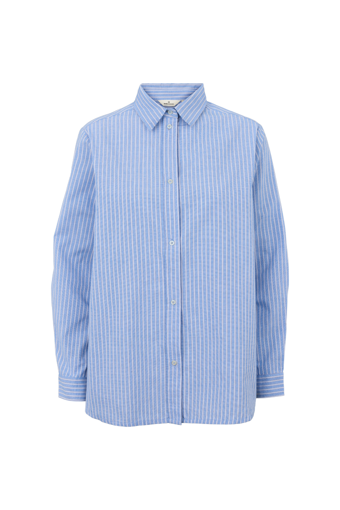 Basic Apparel Silje LS Shirt Skjorter 790 Riviera