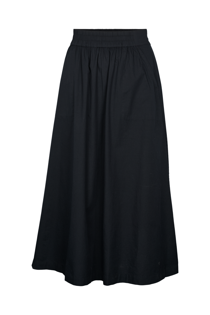 Basic Apparel Silje Long Skirt Nederdele 001 Black
