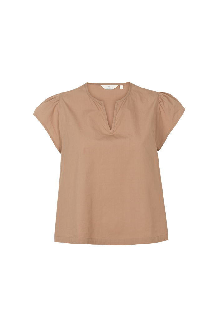 Basic Apparel Silje SS Top Toppe 833 Portobella