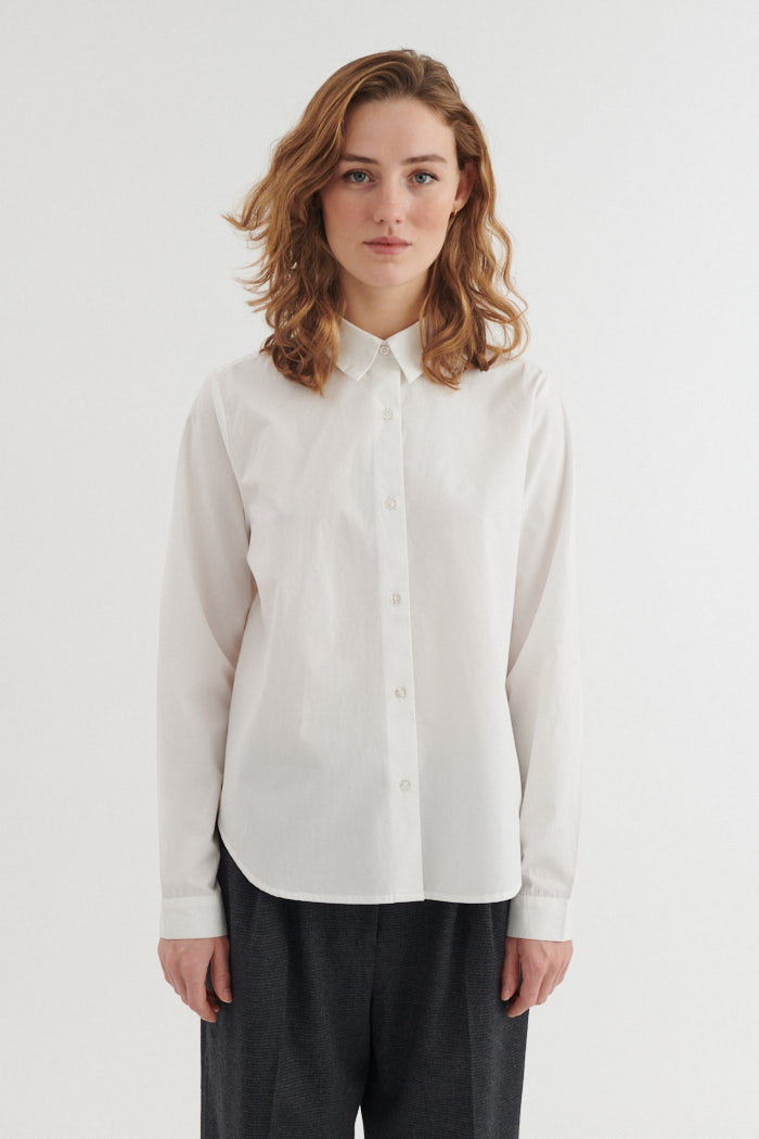 Basic Apparel Silje Shirt Skjorter 423 Bright White