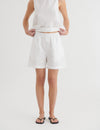 Silje Shorts - Bright White