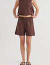Silje Shorts - Chicory coffee