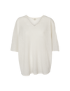 Simone Batwing Top - Whisper White