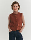Sisa Vest - Tortoise shell
