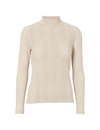 Suvi T-neck - White Swan