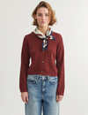 Tricia Cardigan - Bordeaux Truffle