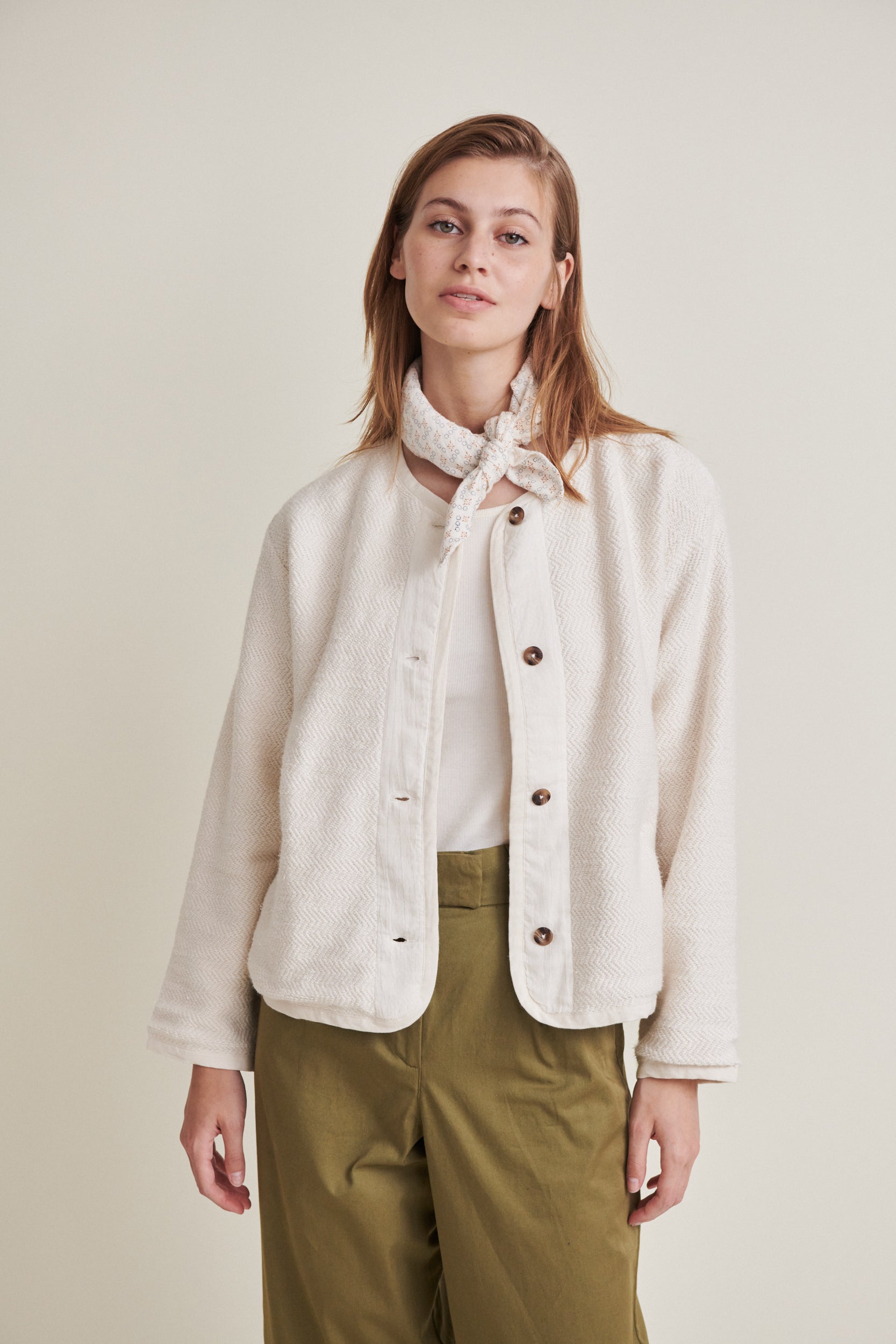 Basic Apparel Turid Cardigan Bluser 183 Birch