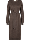 Vera Long Dress - Brown Mel.
