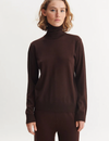 Vera Roll Neck - Chocolate torte