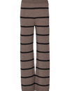 Vera Wide Pants - Brown Melange / Black