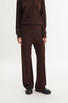 Vera Wide Pants - Chocolate torte