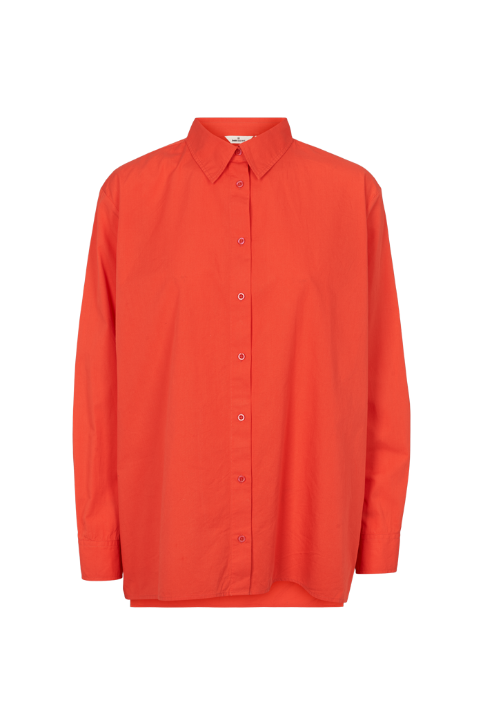 Basic Apparel Vilde Loose Shirt Skjorter 753 Grenadine