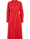 Vilde Pleat Dress - High Risk Red