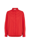 Vilde Pleat Shirt - High Risk Red
