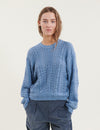 Winie Biaz Sweater - Windward blue / birch