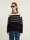 Winie O-Neck N. Stripe - Sky captain / birch