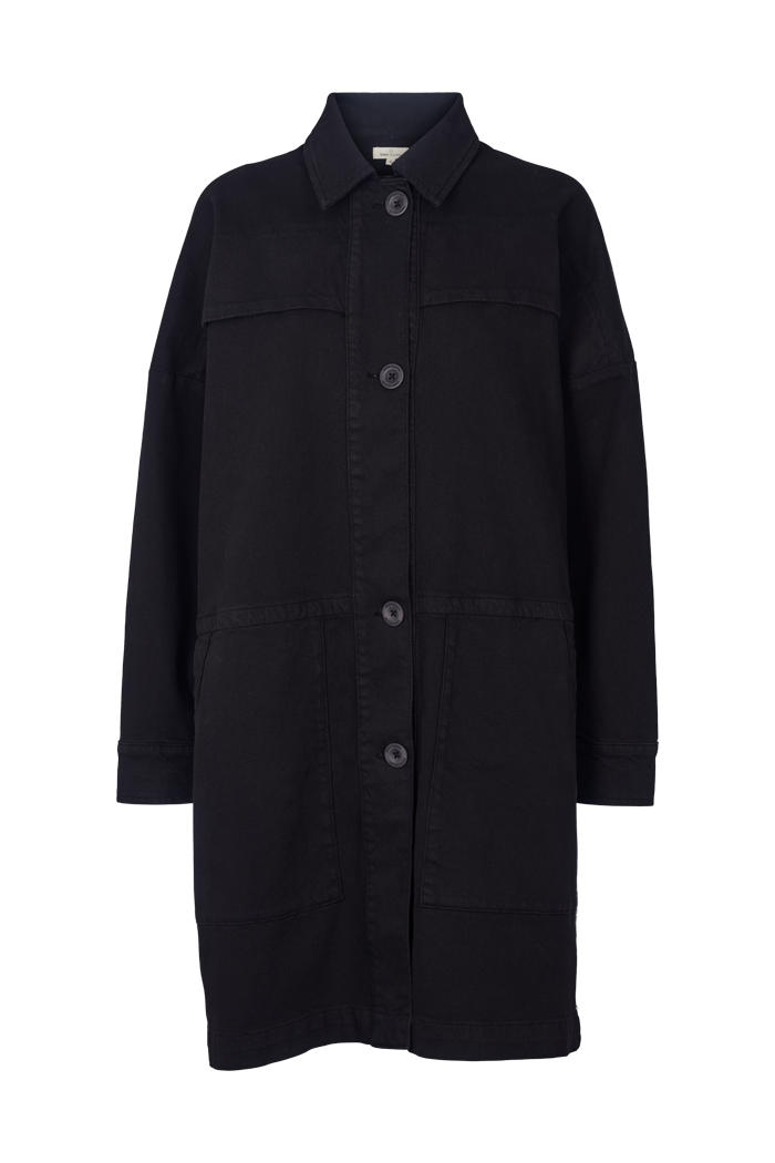 Basic Apparel Cedar Coat Coats 001 Black