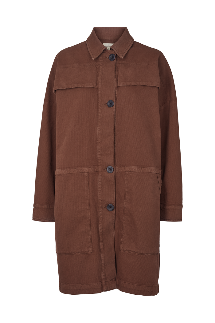 Basic Apparel Cedar Coat Coats 460 Carafe
