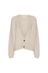 Claudine Deep V-Neck Cardigan - Brazilian Sand
