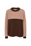 Claudine Sweater - Carafe/Rugby Tan