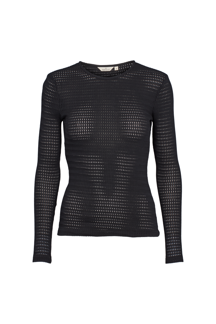 Basic Apparel Karla LS Tee T-shirts 001 Black