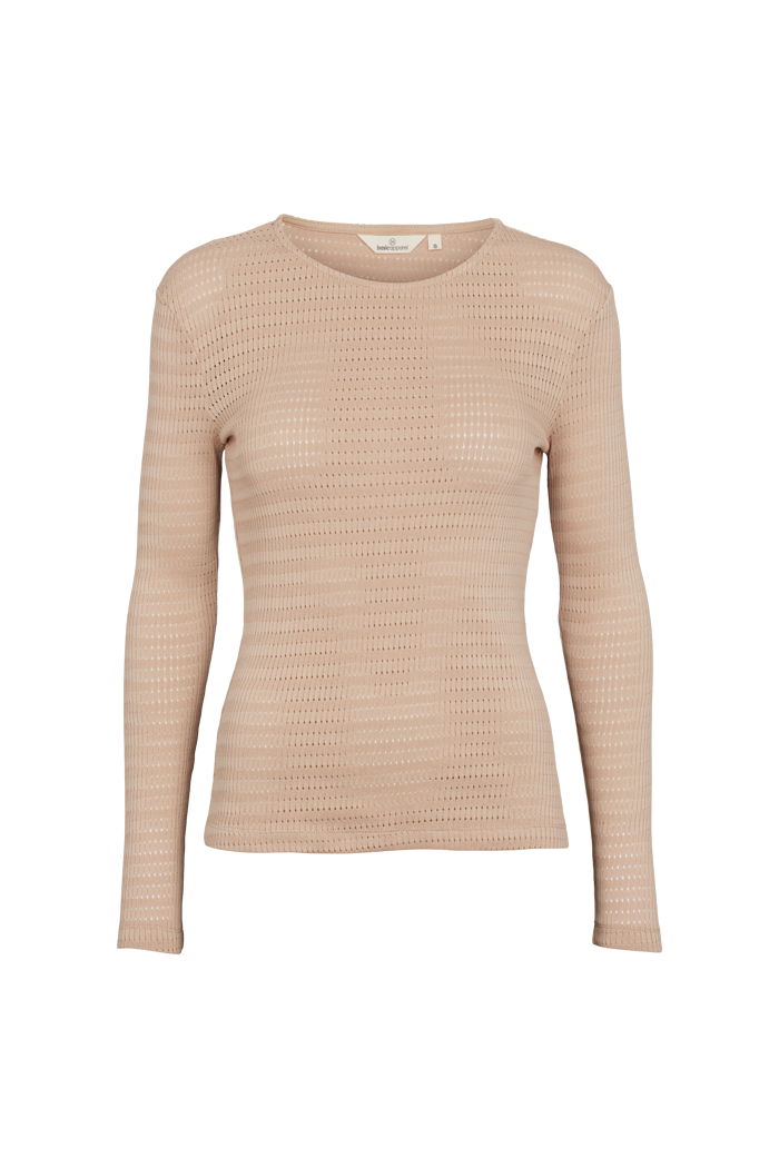 Basic Apparel Karla LS Tee T-shirts 535 Sesame