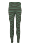 Ludmilla Tights - Stripe Frosty Spruce/Chocolate Plum