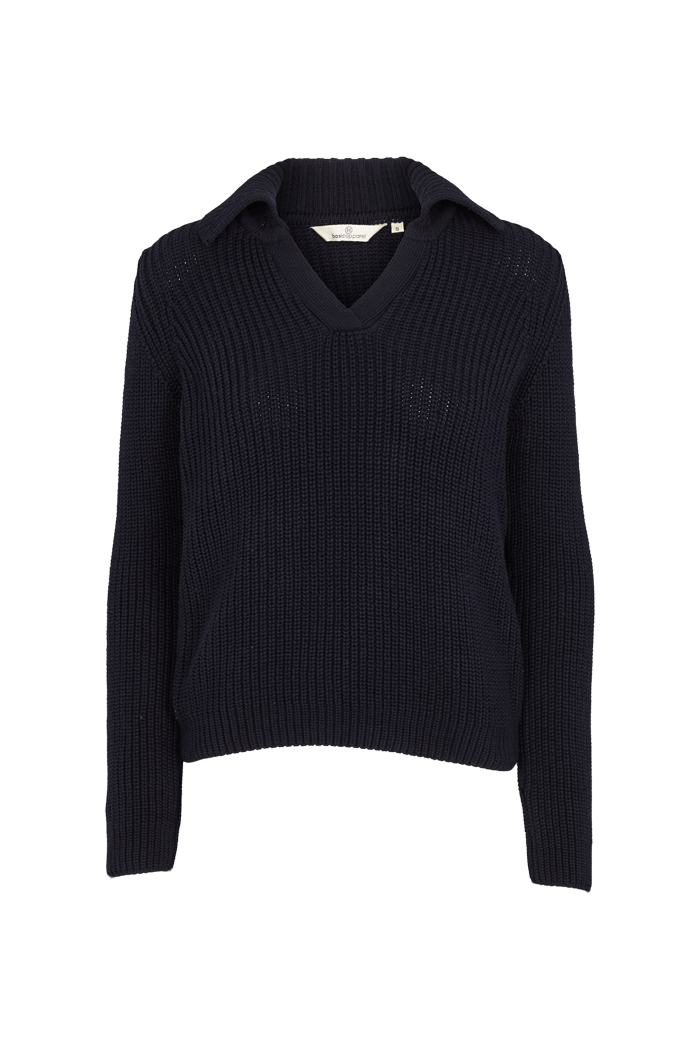 Basic Apparel Sweety Polo Sweaters 048 Navy