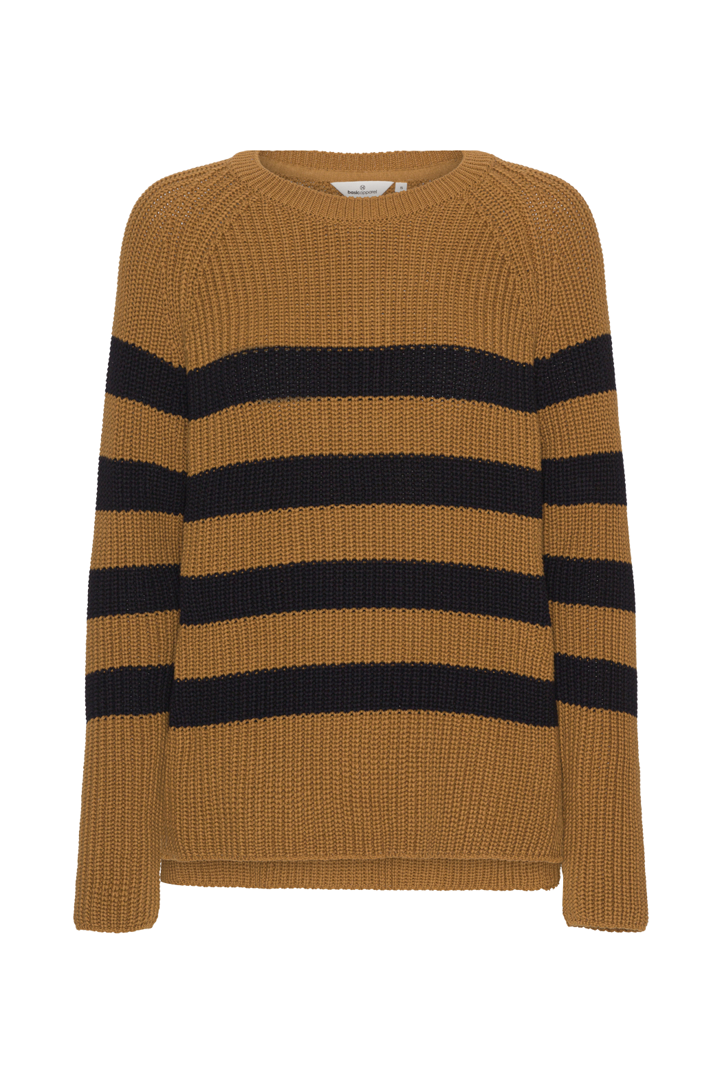 Basic Apparel Sweety Sweater Striped Sweaters 515 Bronze Brown/Black Stripe