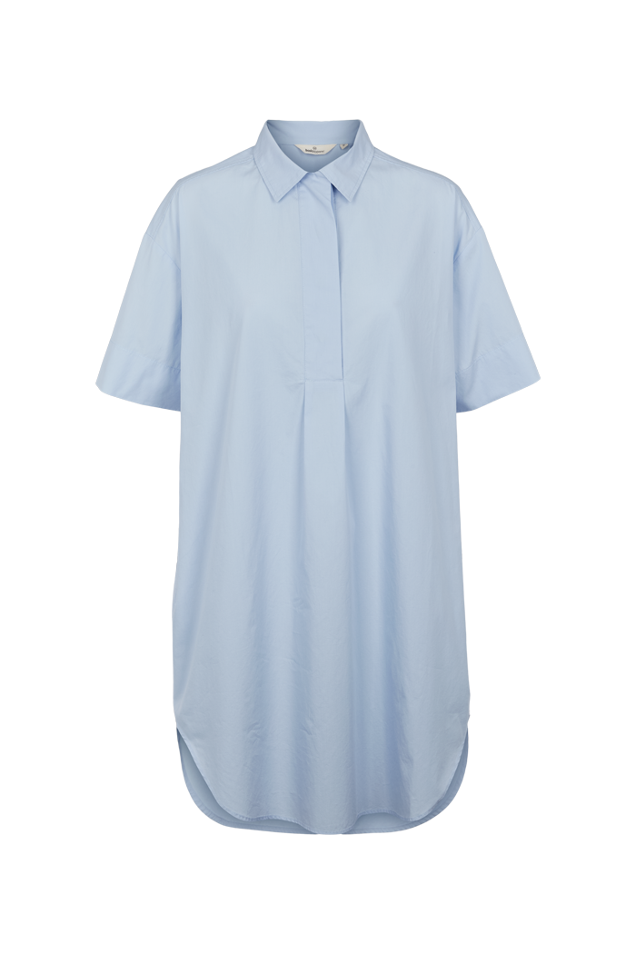 Basic Apparel Vilde Tunique GOTS Kjoler 114 Cashmere Blue